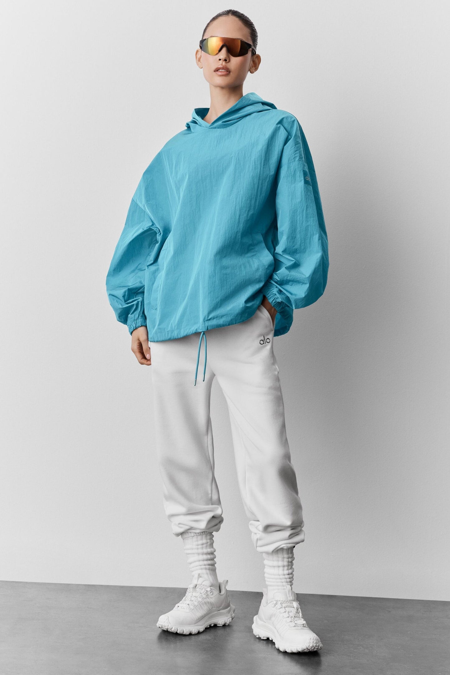 Axis Hooded Pullover - Blue Breeze