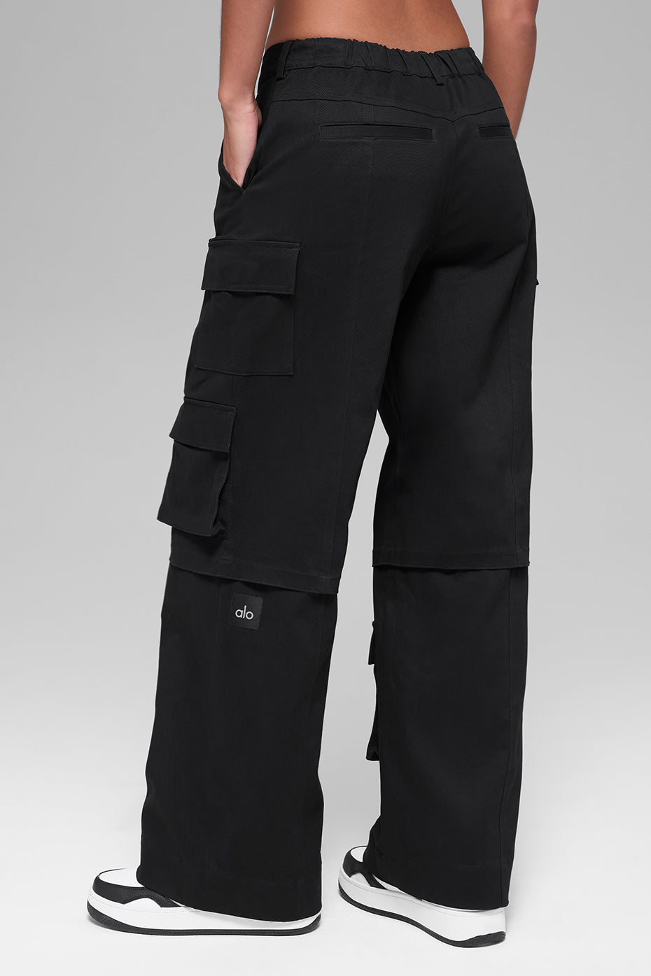 Mid-Rise Scout Cargo Pant - Black