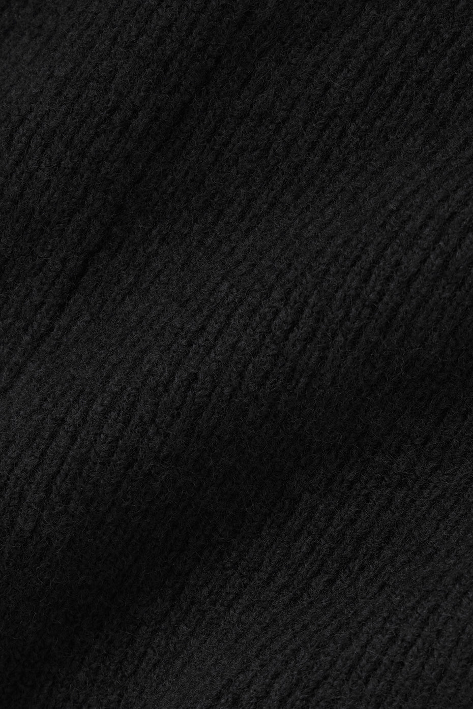 Wool Cashmere High-Waist New Class Jogger - Black
