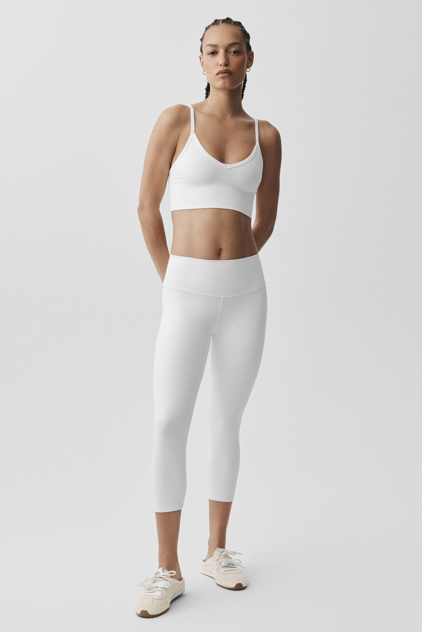 Seamless Modal Ribbed Delight Bralette - White