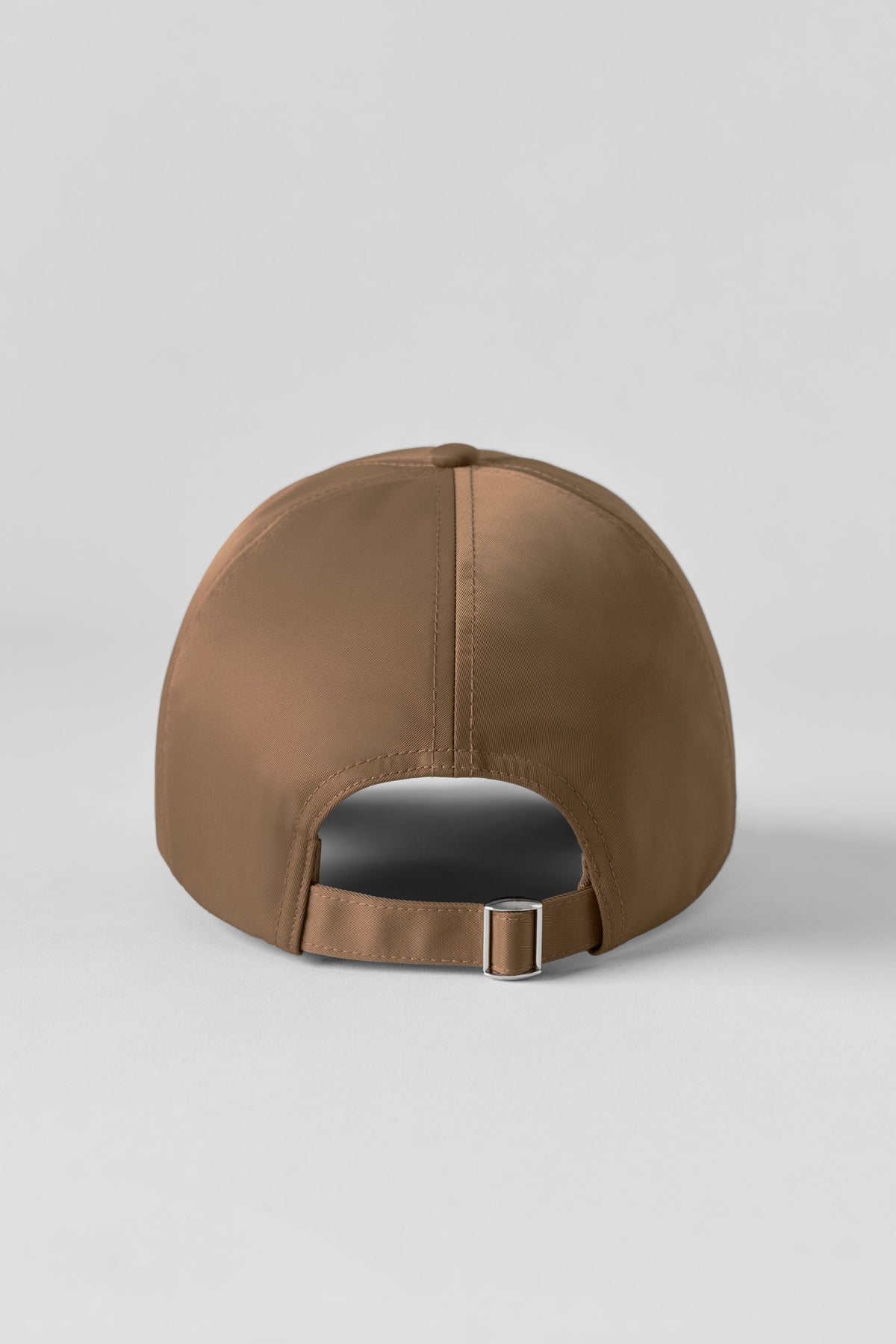 Satin Off-Duty Cap - Java Brown