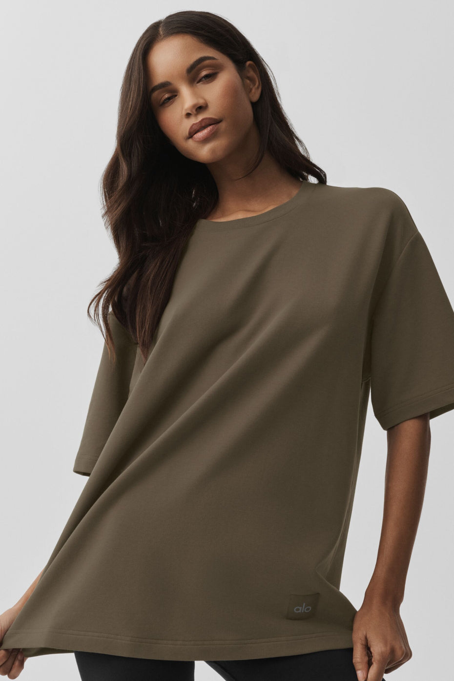 Double Take Short Sleeve - Olive Tree