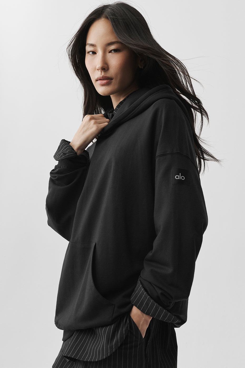 Double Take Hoodie - Black