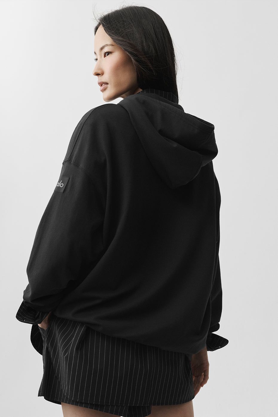 Double Take Hoodie - Black