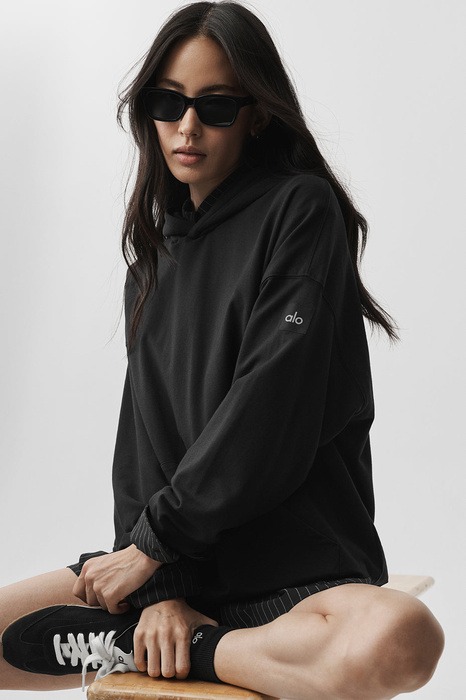 Double Take Hoodie - Black