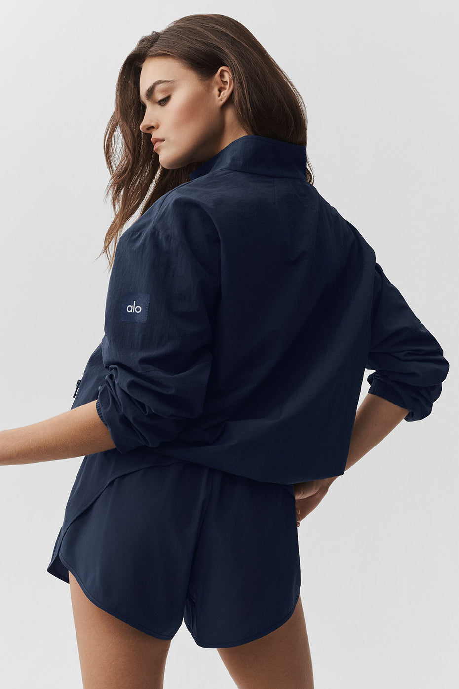 Light Weight Takeaway Track Pullover - Navy