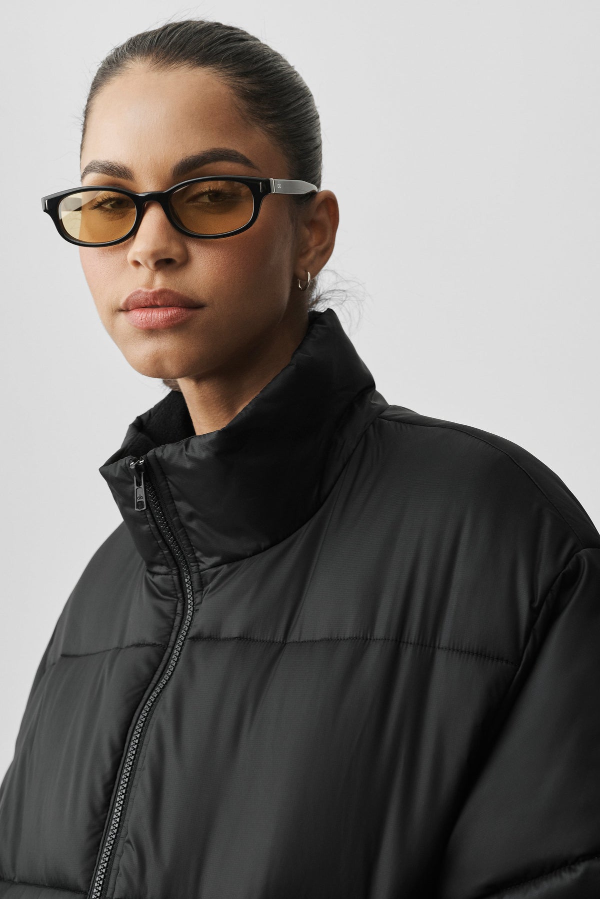 Cold Front Puffer Jacket - Black
