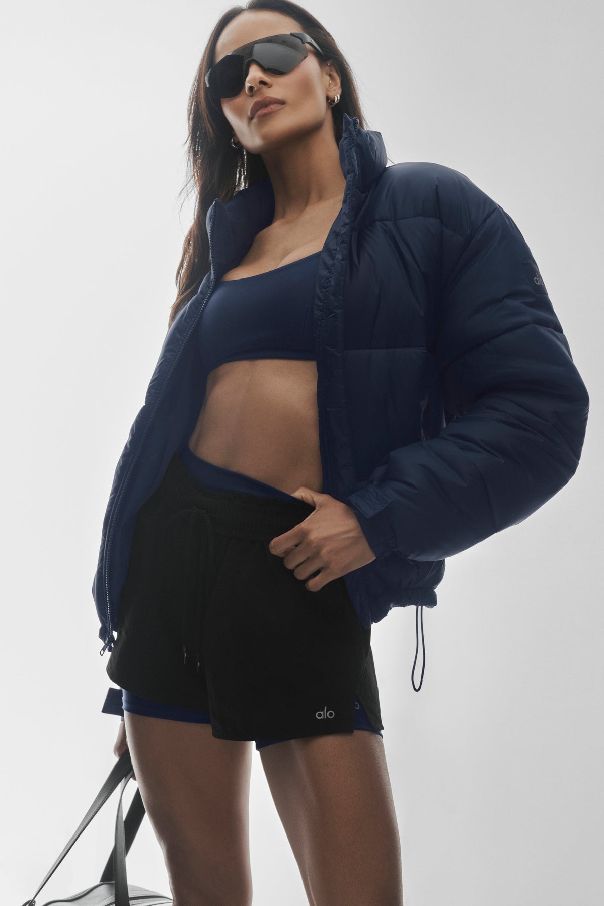 Cold Front Puffer Jacket - Navy