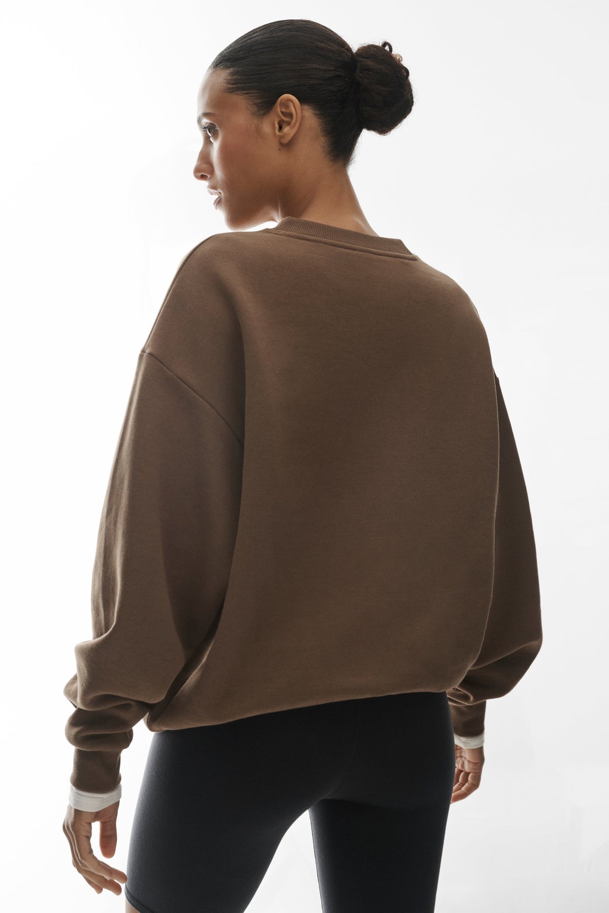 Accolade Crew Neck Pullover - Java Brown