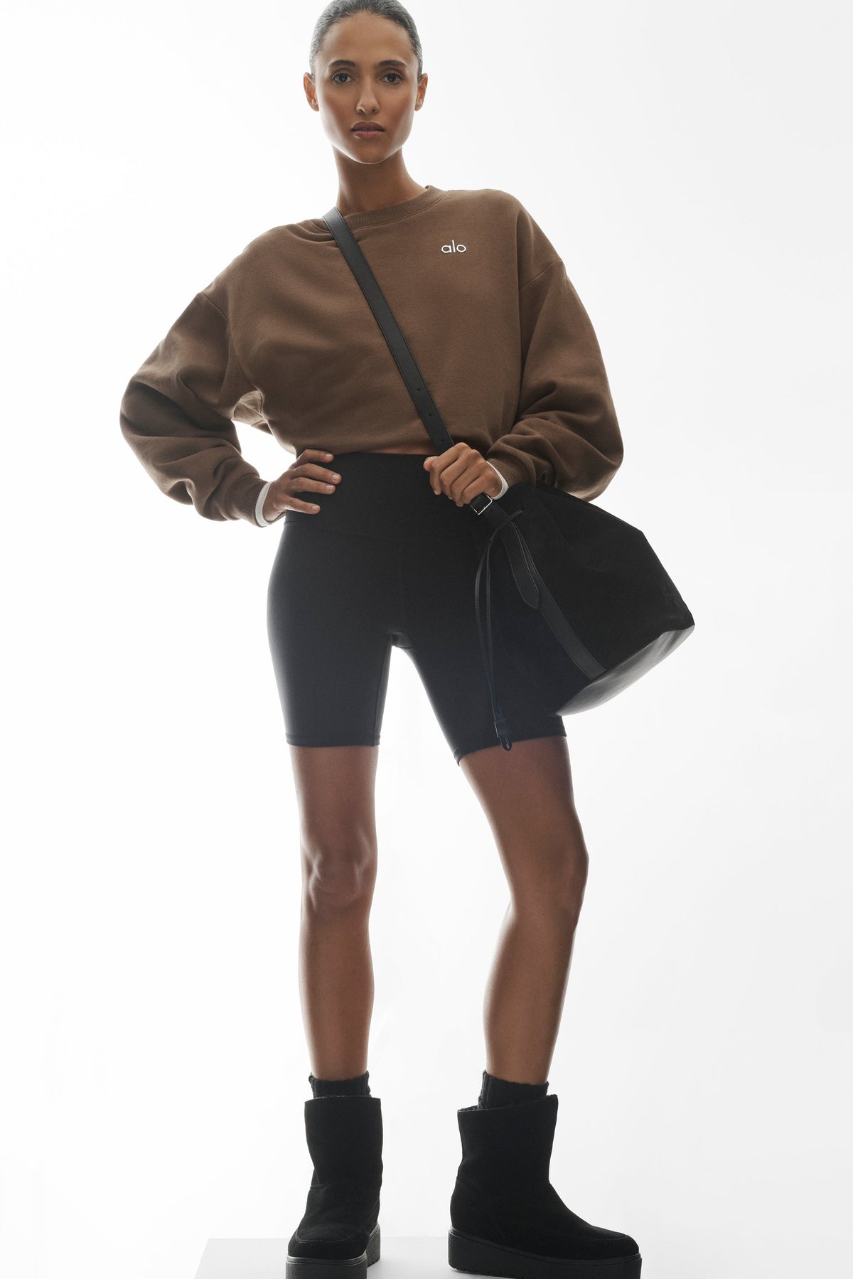 Accolade Crew Neck Pullover - Java Brown