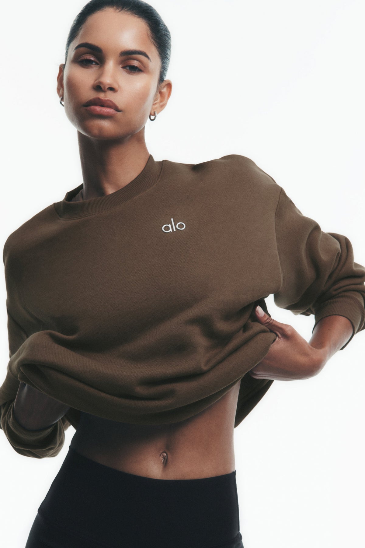 Accolade Crew Neck Pullover - Java Brown
