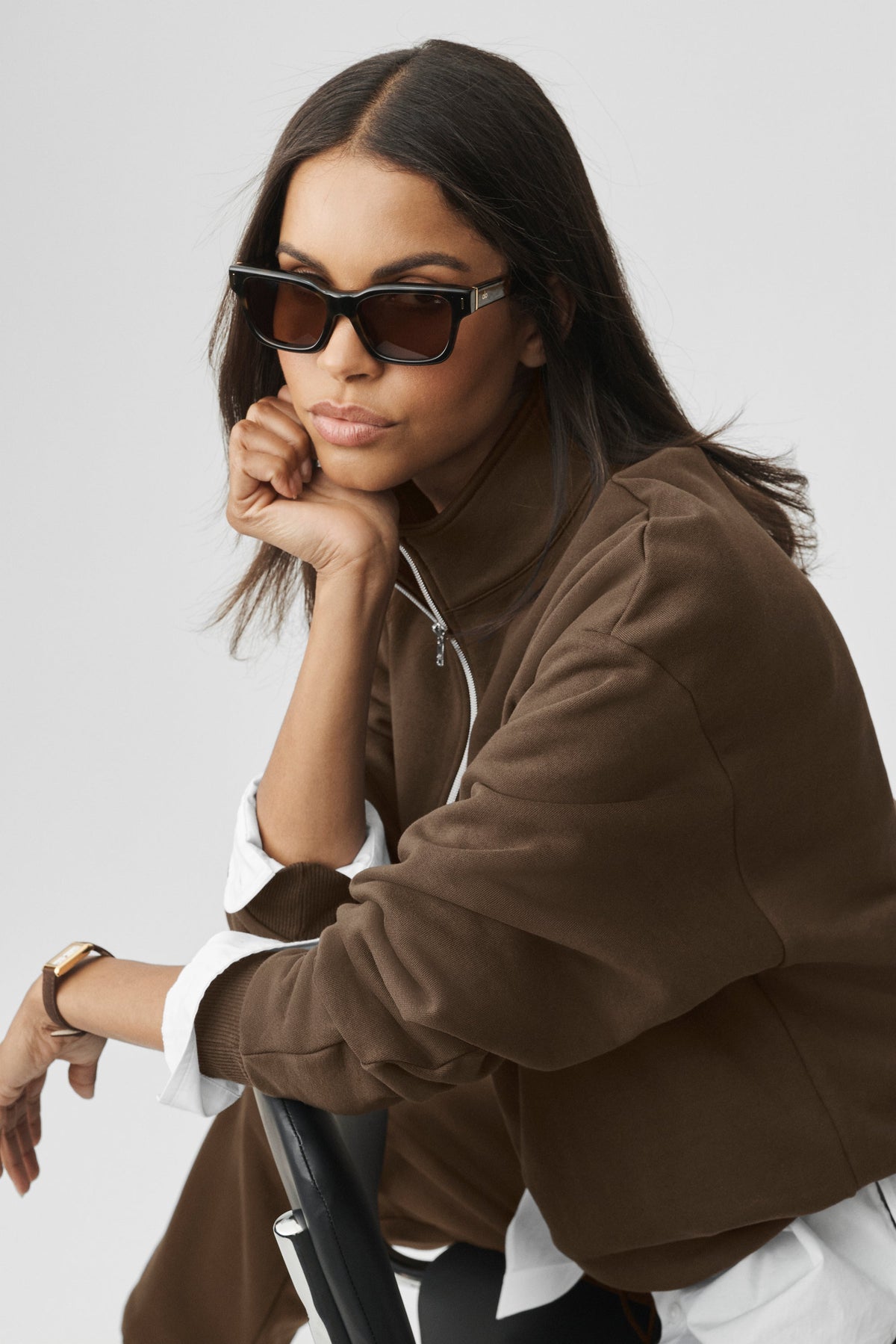 Accolade 1/4 Zip Pullover - Espresso