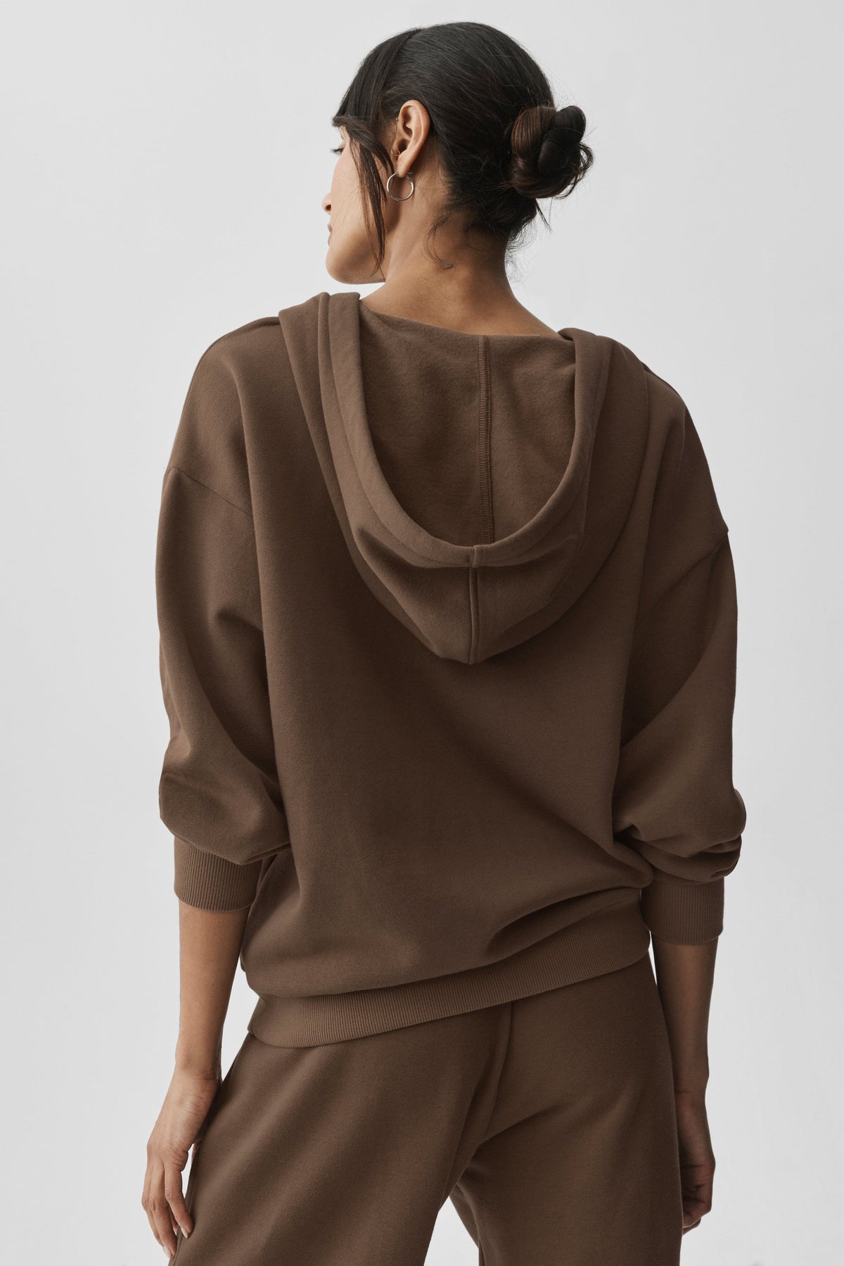 Accolade Full Zip Hoodie - Java Brown