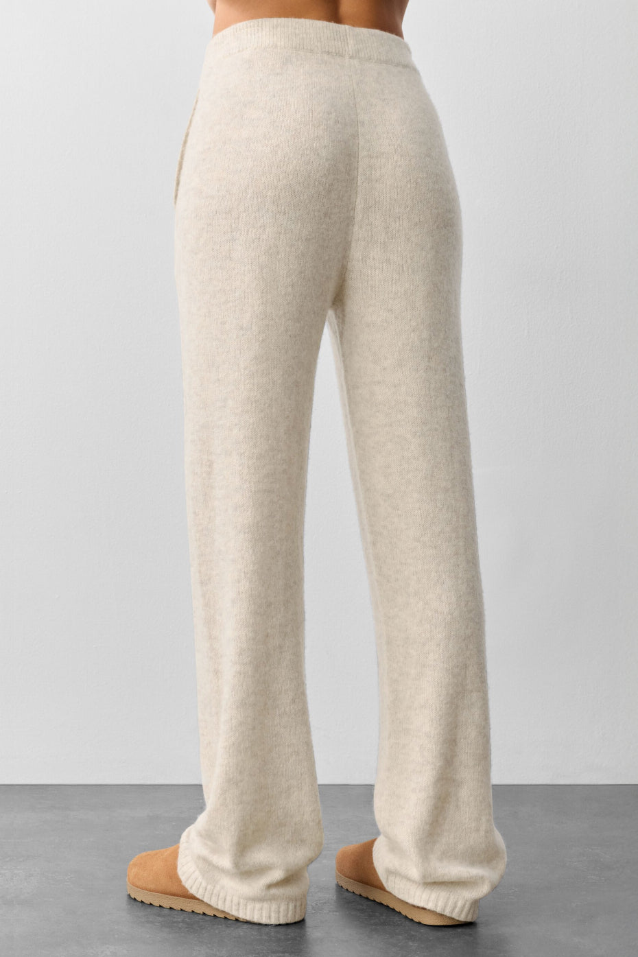 Wool Cashmere New Class Sweatpant - Oatmeal Heather