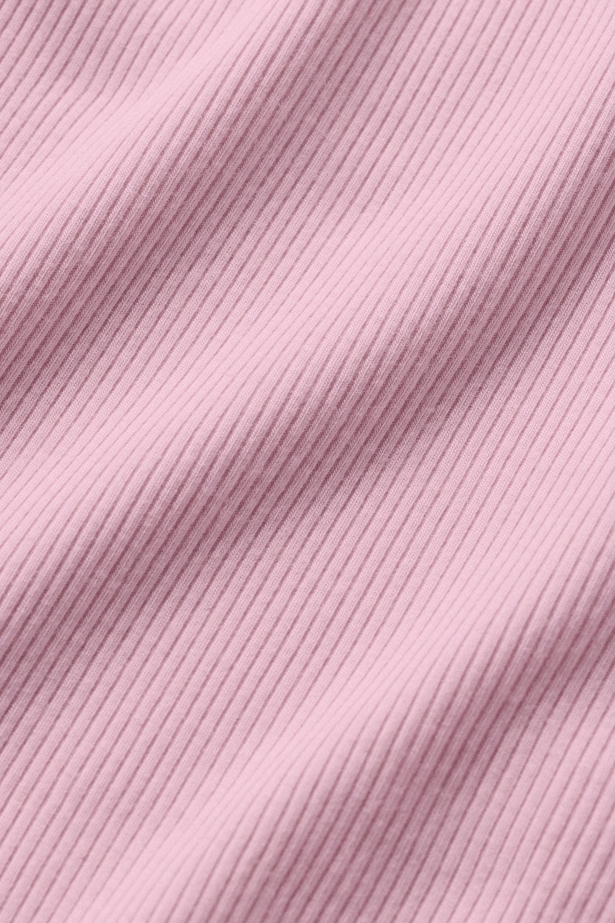 Ribbed Modal Cap Sleeve Top - Pink Marshmallow