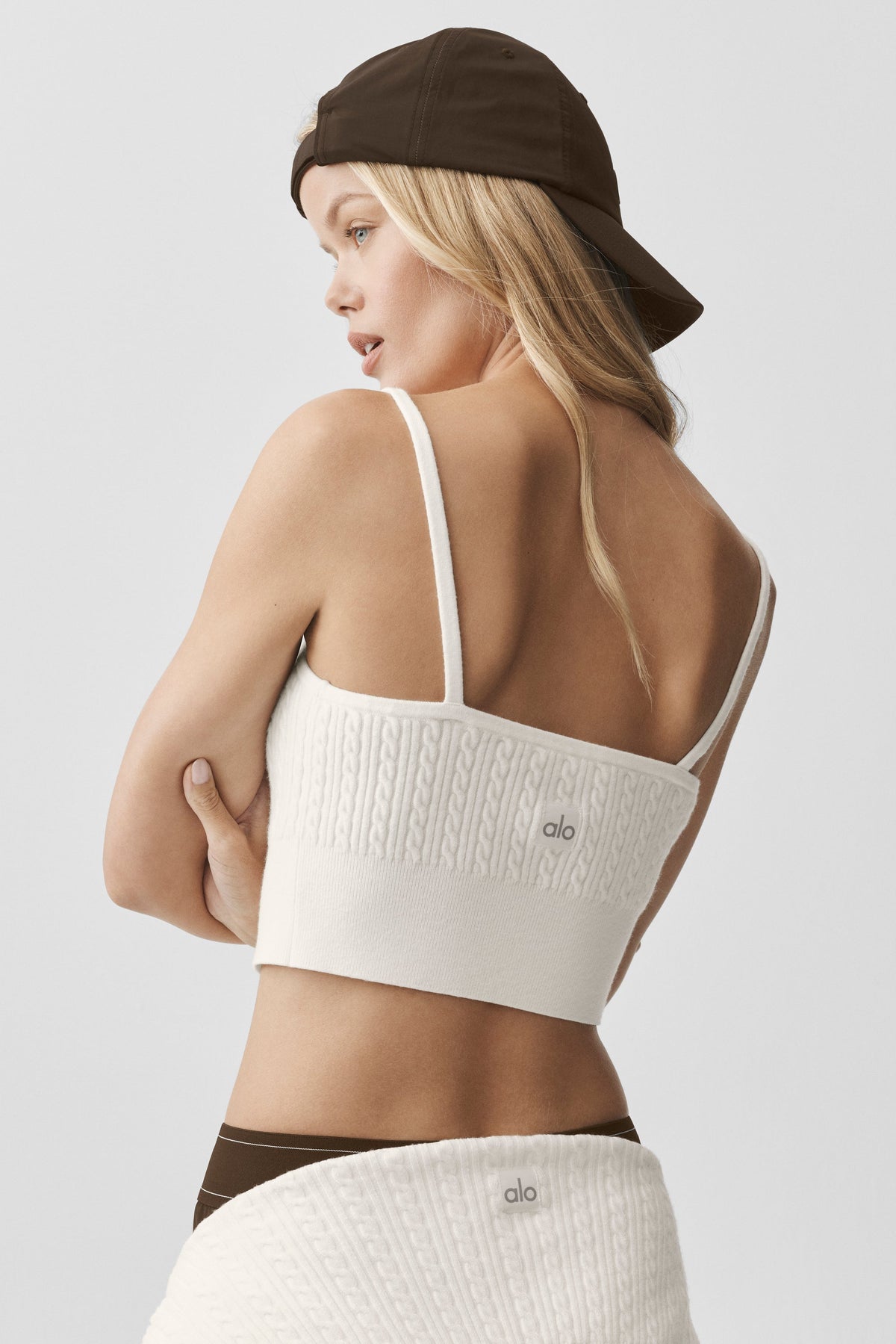 Mini Cable Sweater Tank - Ivory
