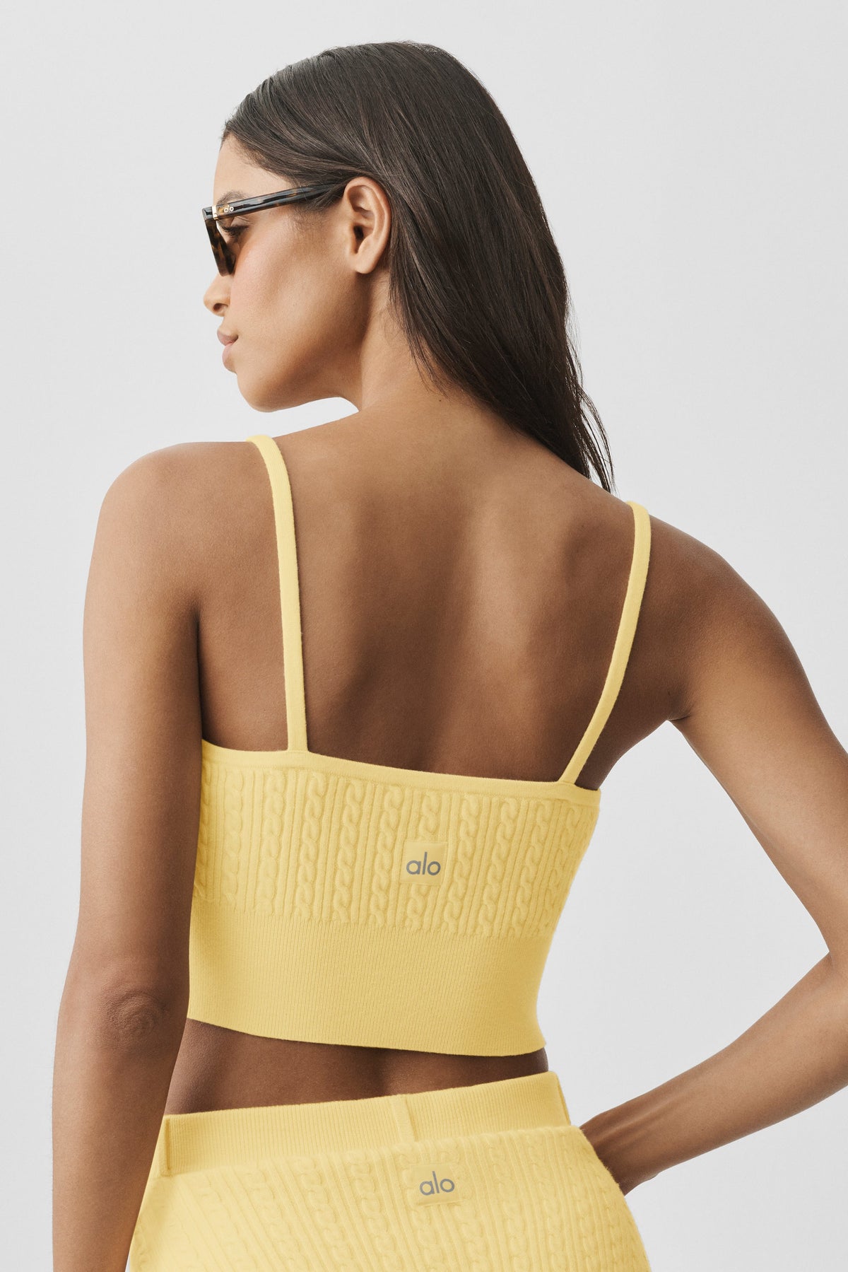 Mini Cable Sweater Tank - Warm Butter