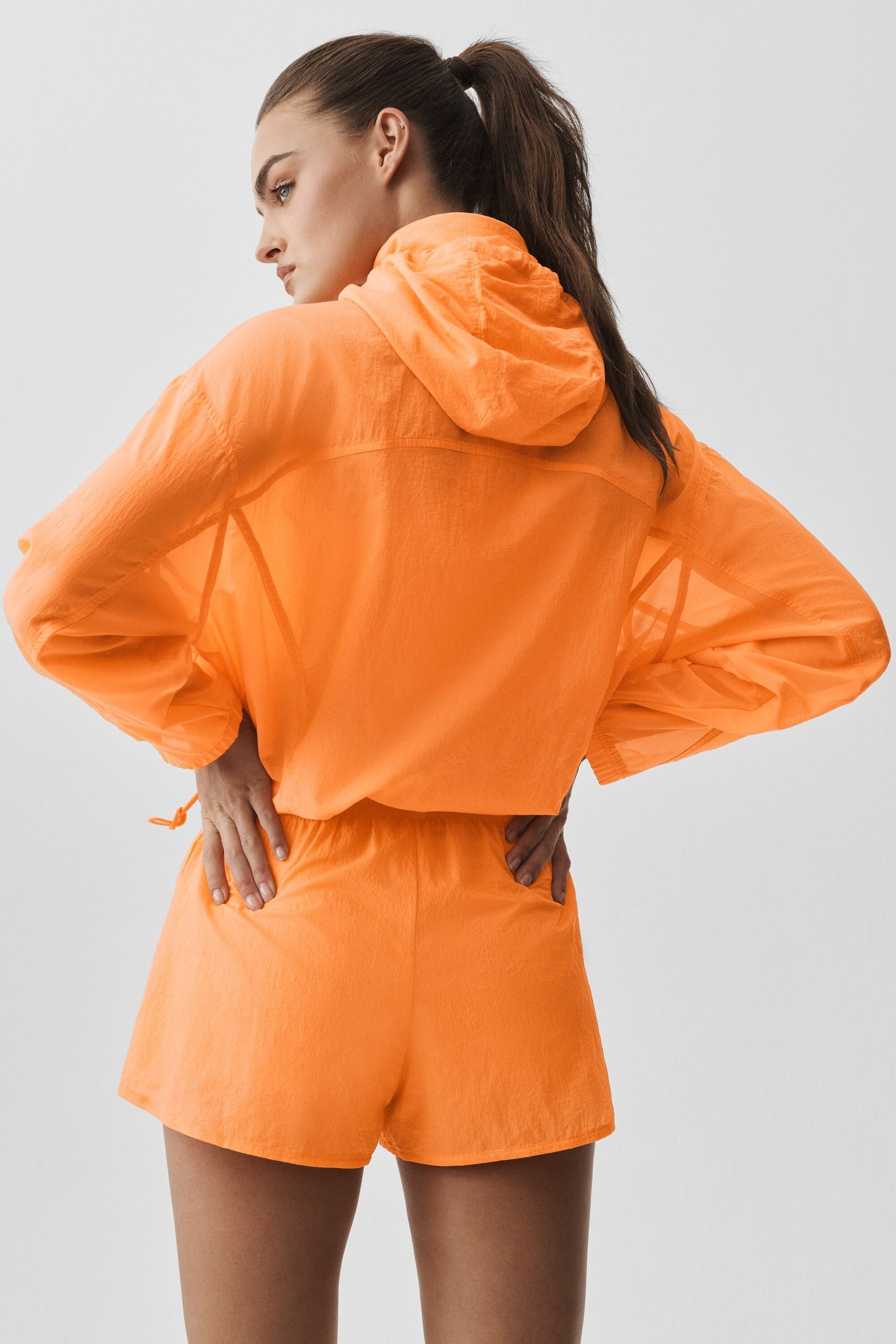 1/4 Zip Go Time Pullover - Satsuma Breeze