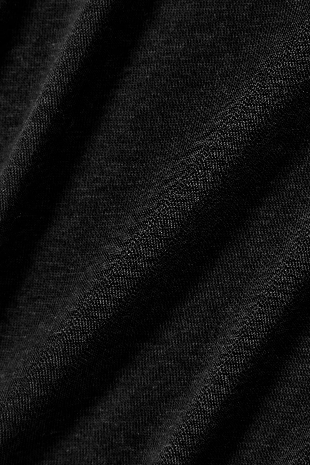 Semi Sheer Oasis Long Sleeve - Black