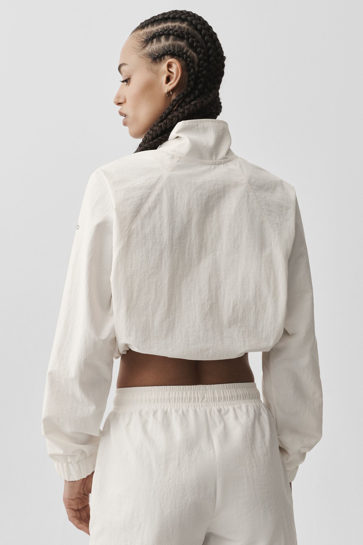 Cropped 1/4 Zip Alumni Pullover - Ivory