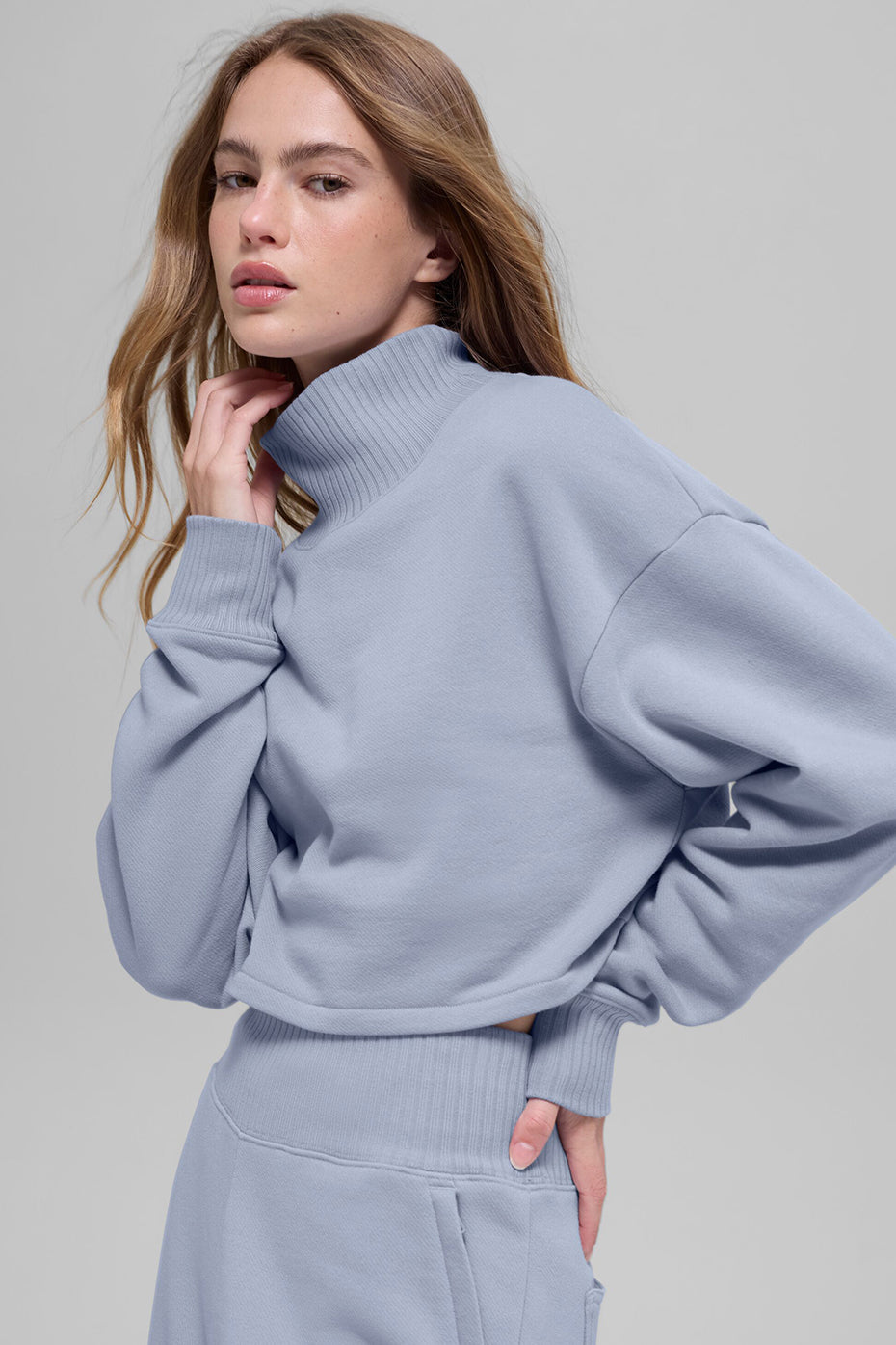 Cropped Serenity Coverup - Winter Frost