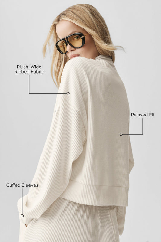 Muse Crew Neck Pullover - Ivory