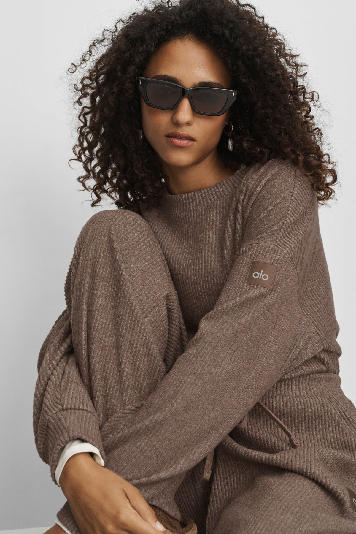 Muse Crew Neck Pullover - Java Brown Heather