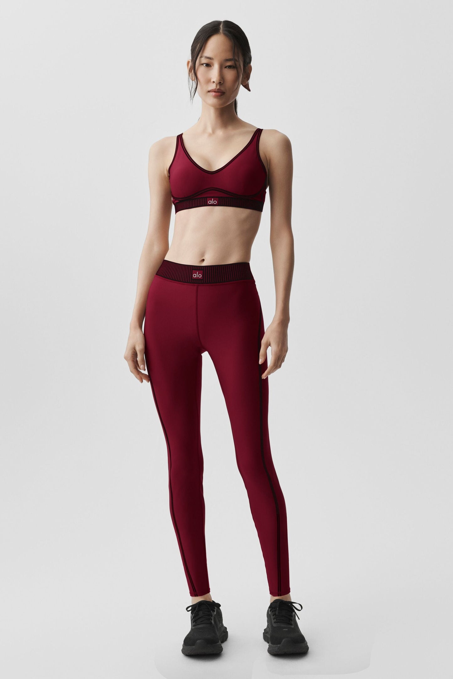 Airlift High-Waist 7/8 Line Up Legging - Summer Romance Red
