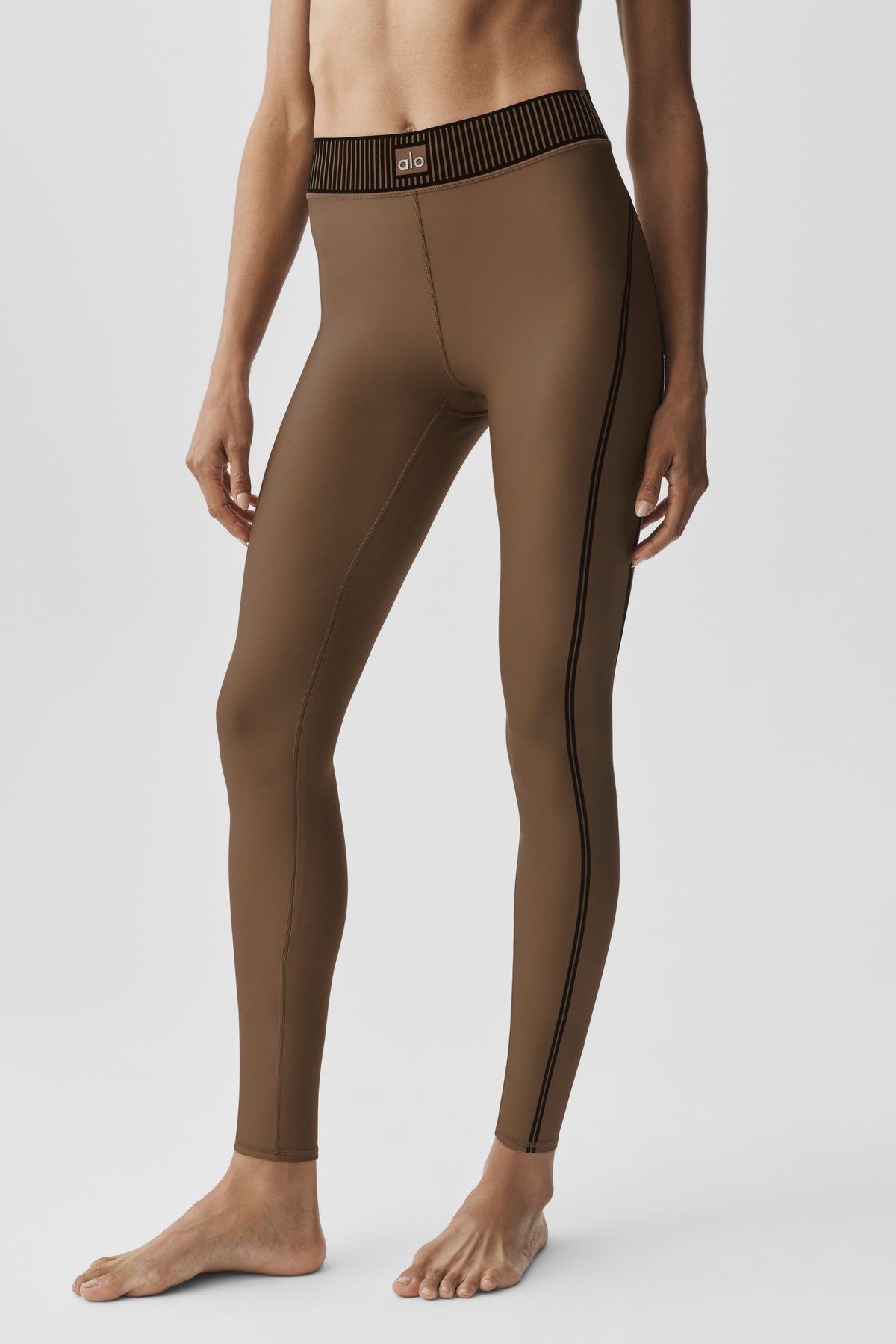 Airlift High-Waist 7/8 Line Up Legging - Java Brown
