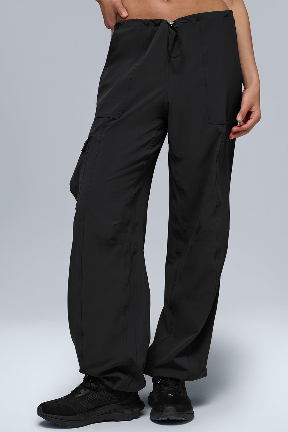 Low Rise Megastar Cargo Pant - Black
