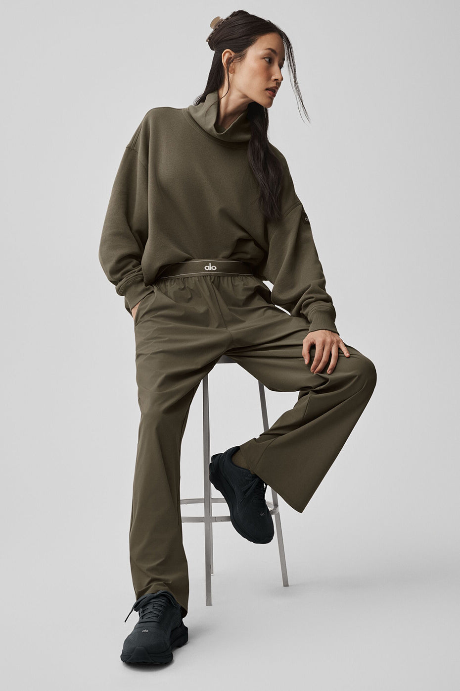 Suit Up Trouser (Regular) - Olive Tree