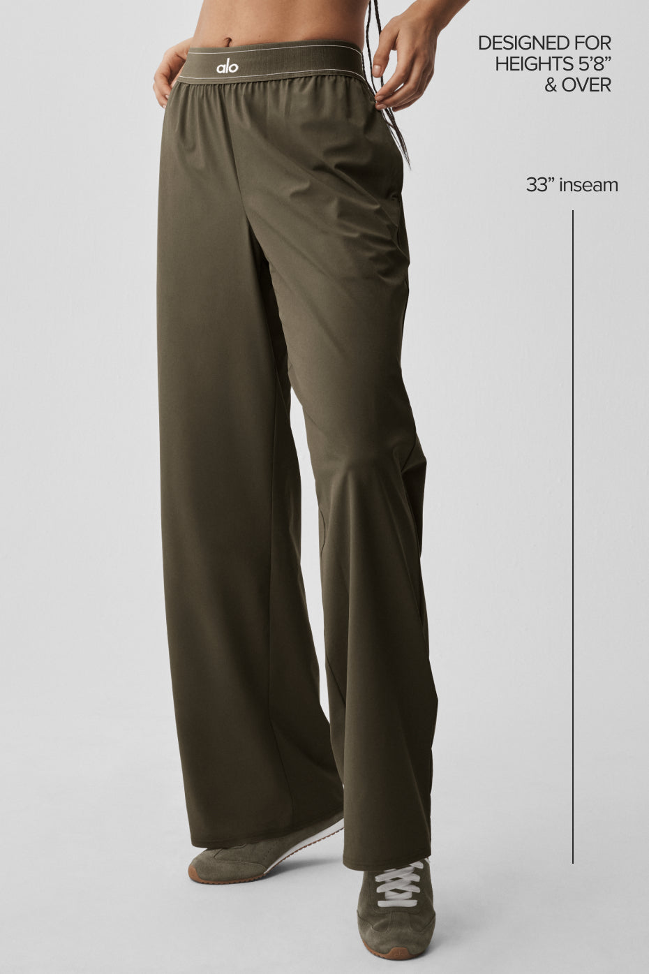 Suit Up Trouser (Long) - Olive Tree