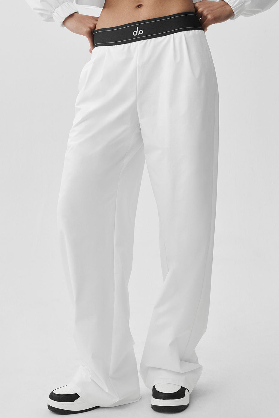 Suit Up Trouser (Long) - White/Black