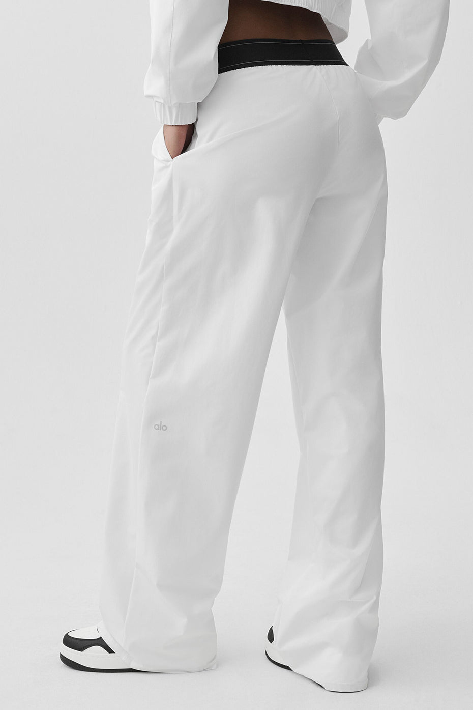 Suit Up Trouser (Long) - White/Black