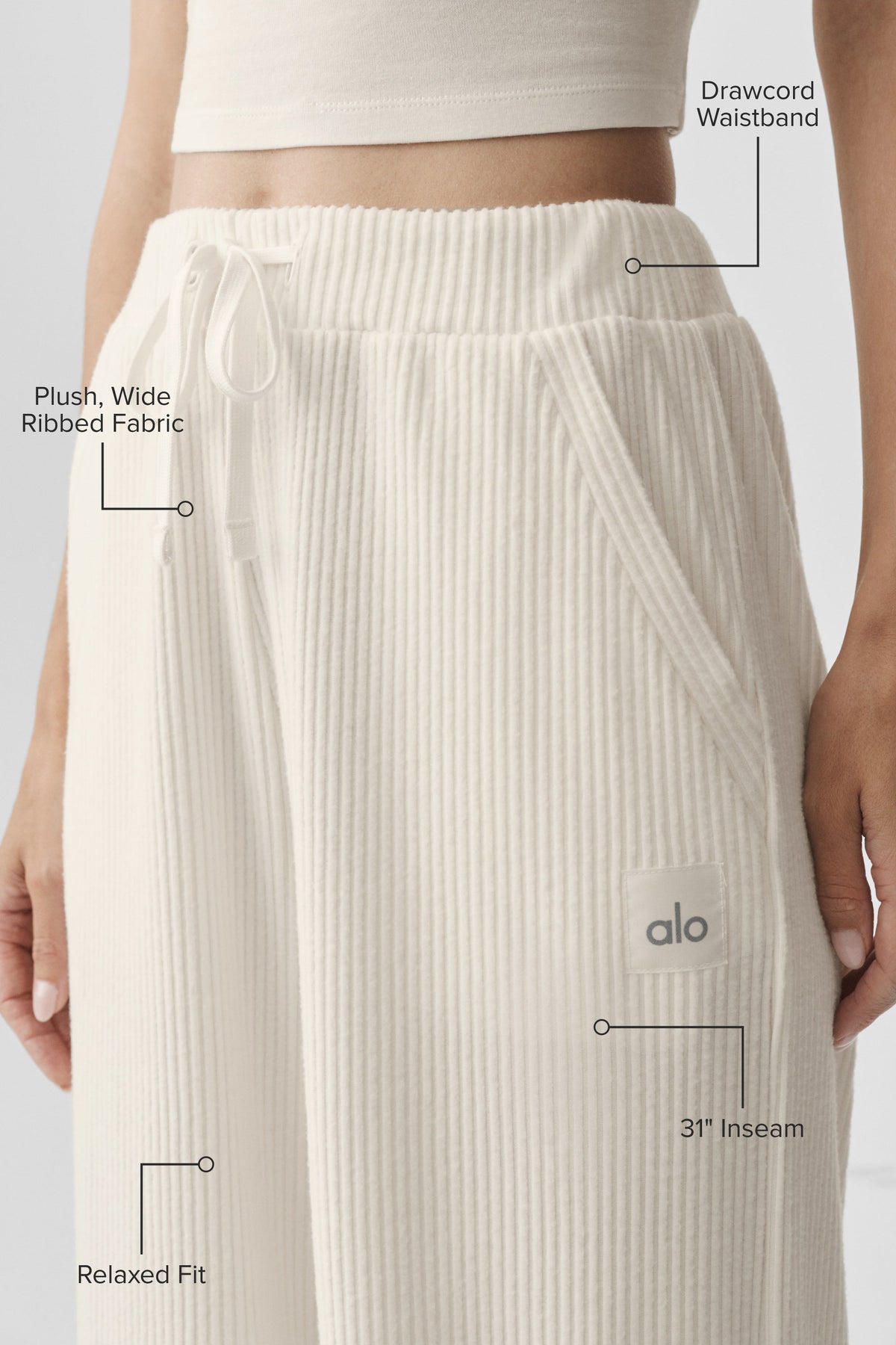 Muse Wide Leg Pant - Ivory