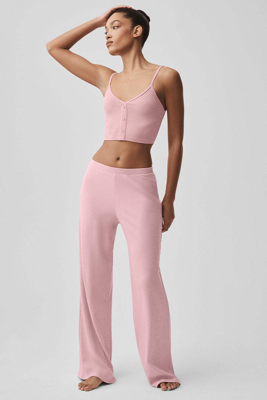 Mid-Rise Dreamlight Straight Pant - Vintage Pink