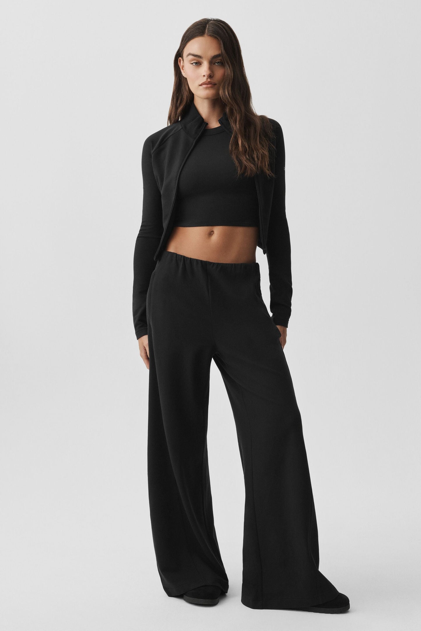 Sway Mid-Rise On The Go Pant - Black