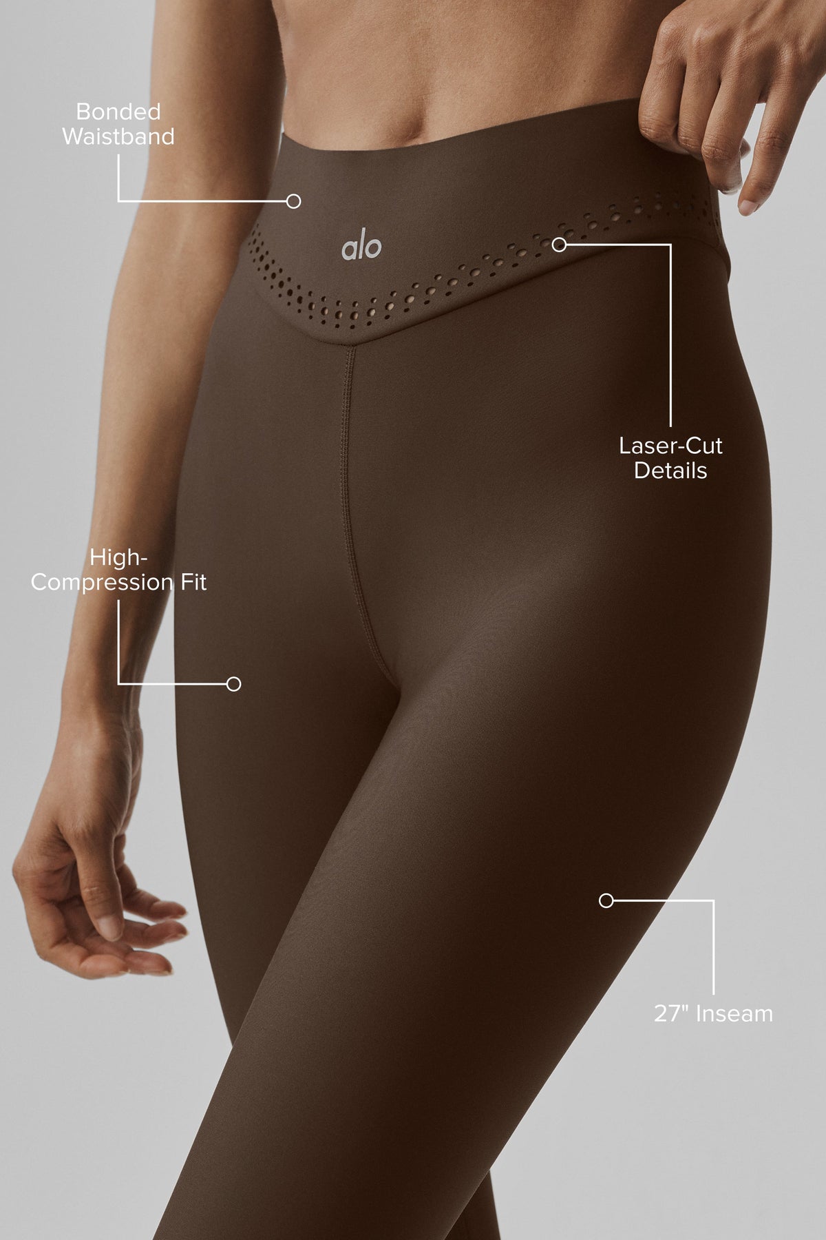 Airlift High-Waist Superstar Legging - Espresso