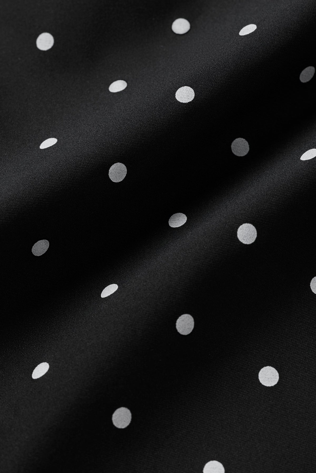 Airlift Polka Dot High-Waist Iconic 90's Capri - Black/White