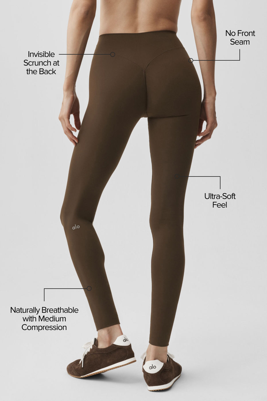 ALO Softsculpt 7/8 Define Legging - Espresso