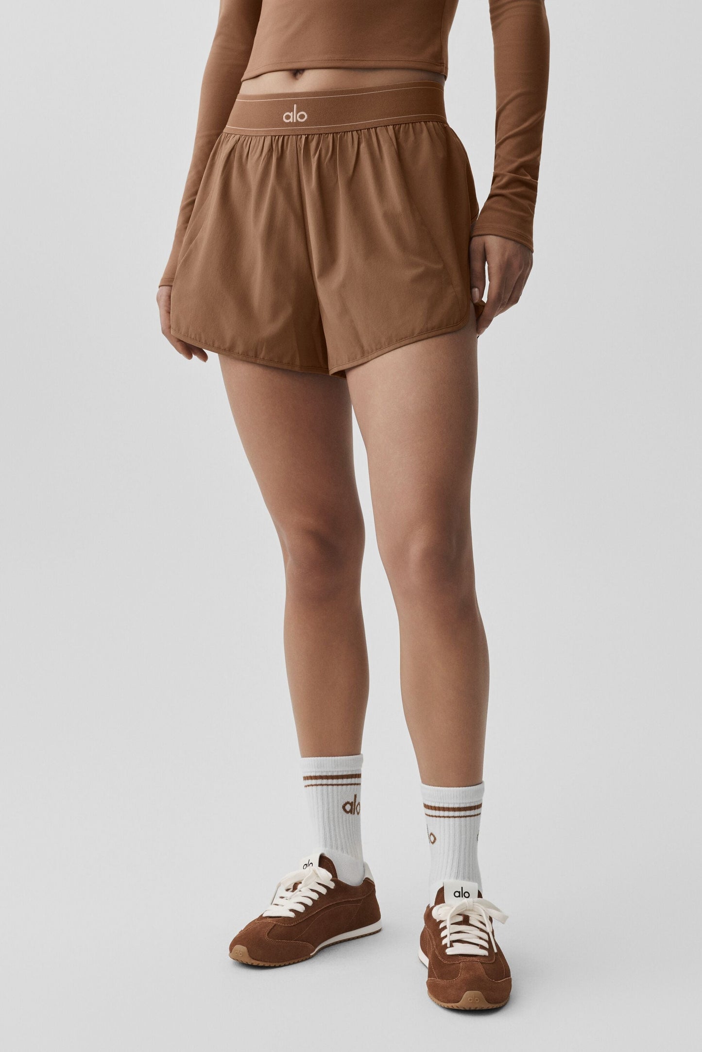 Match Point Short - Sun Kissed Brown