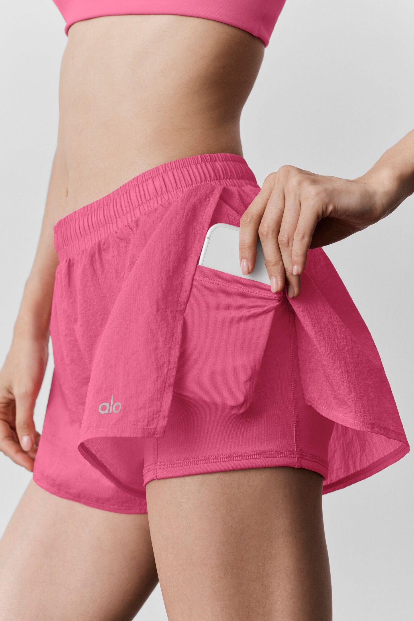 Mid-Rise Go Time Short - Paradise Pink