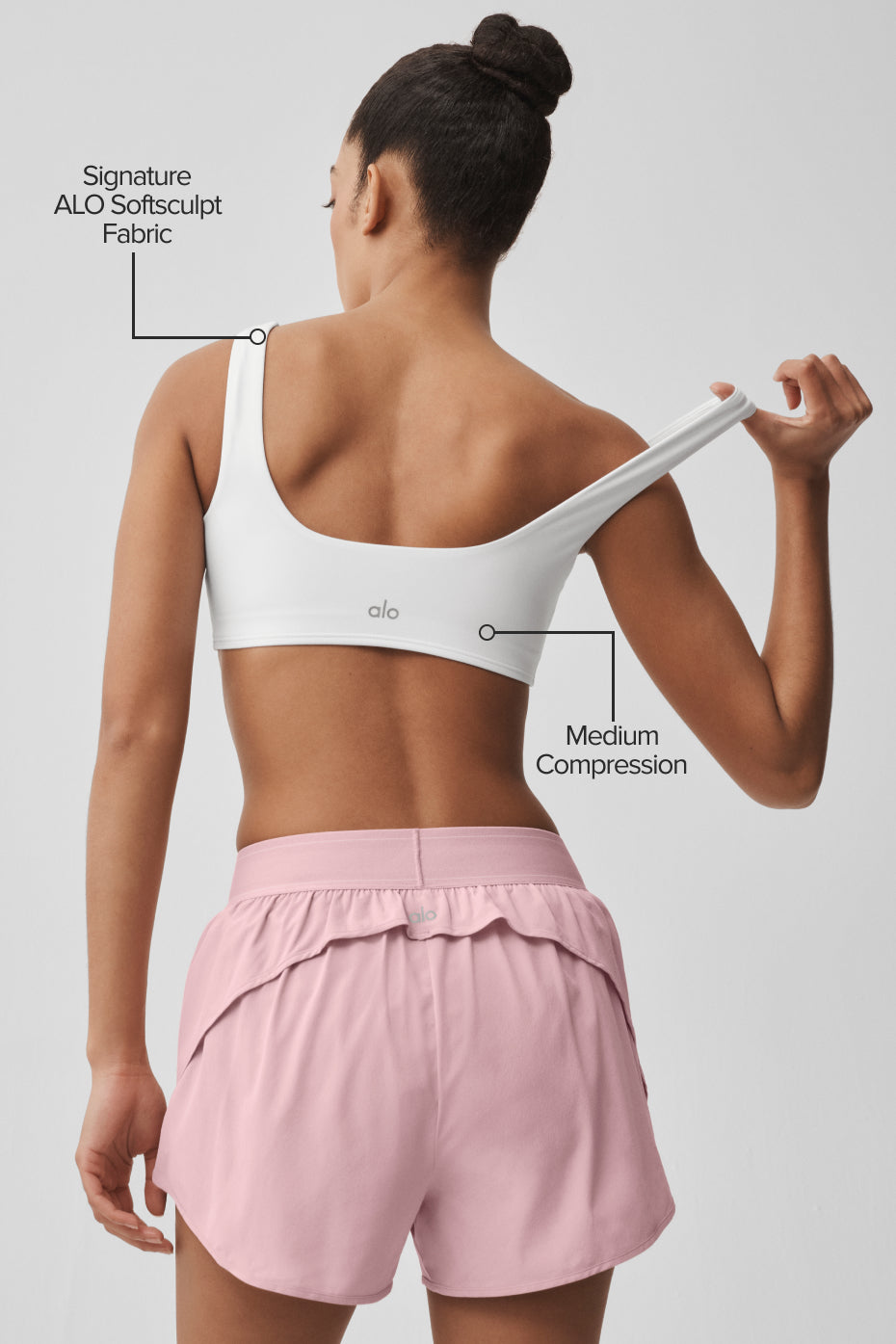ALO Softsculpt Precision Bra - White